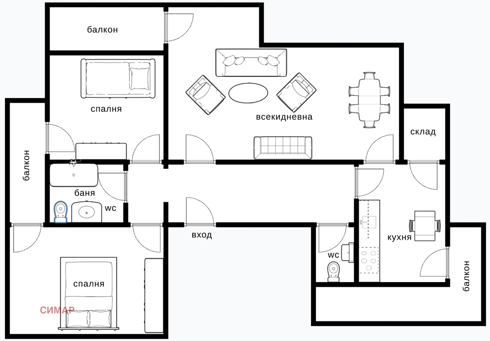 Продава 3-СТАЕН, гр. София, Лозенец, снимка 10 - Апартаменти - 56149178