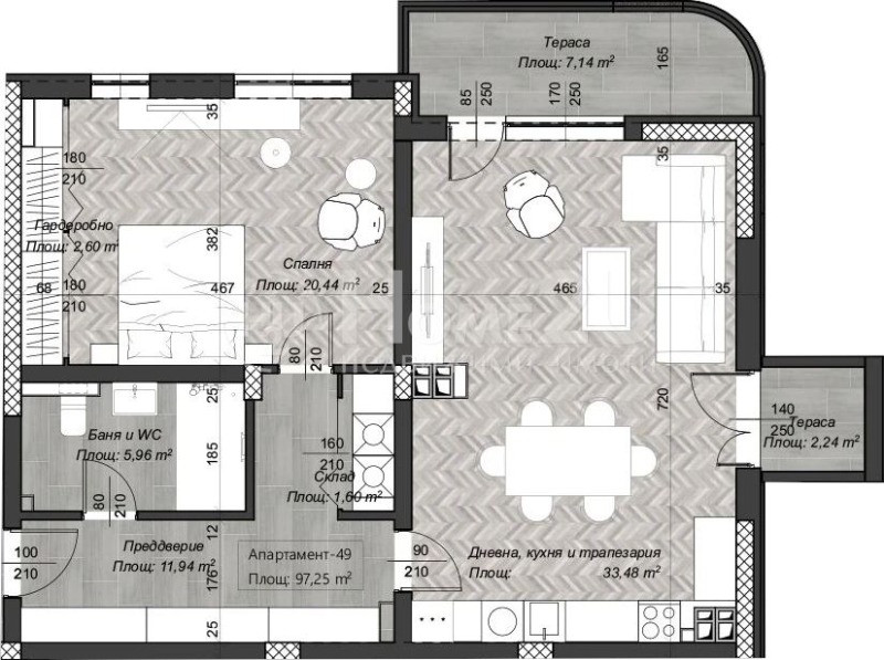 Продава 2-СТАЕН, град София, Зона Б-18 • 303235 € • 76483739 — Holmes.bg