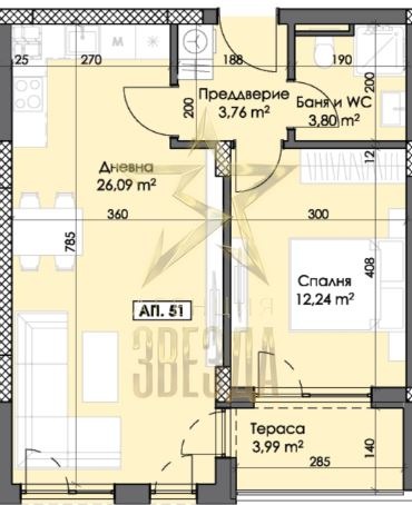 Продава 2-СТАЕН, гр. Пловдив, Тракия, снимка 2 - Апартаменти - 54799160