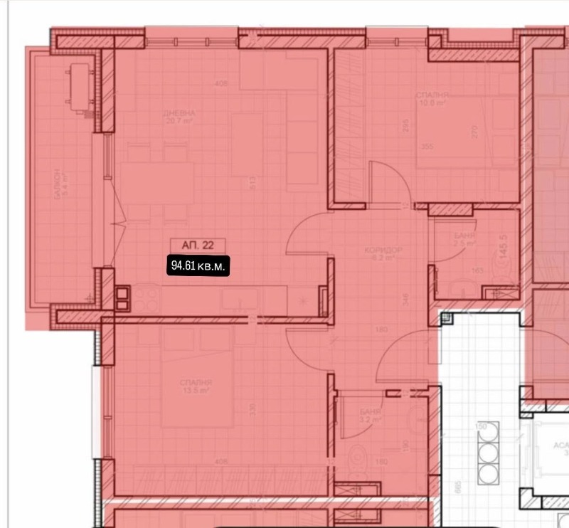 Продава  3-стаен град Стара Загора , Железник - център , 94 кв.м | 27441681 - изображение [4]