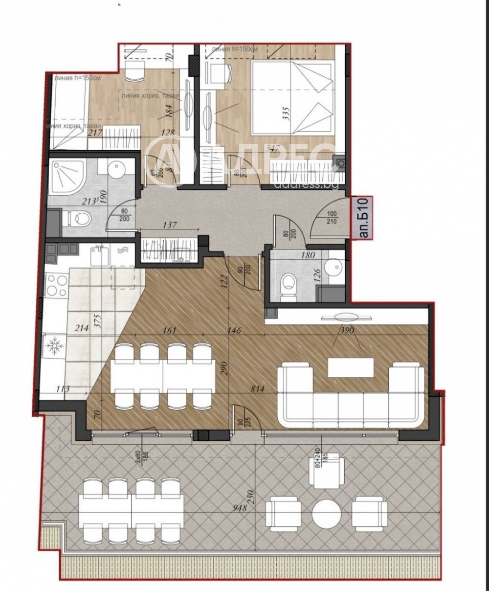 Продава 3-СТАЕН, гр. София, Кръстова вада, снимка 3 - Апартаменти - 55803990