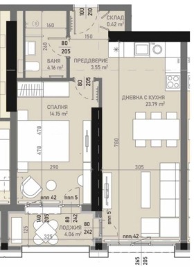 1 dormitorio Banishora, Sofia
