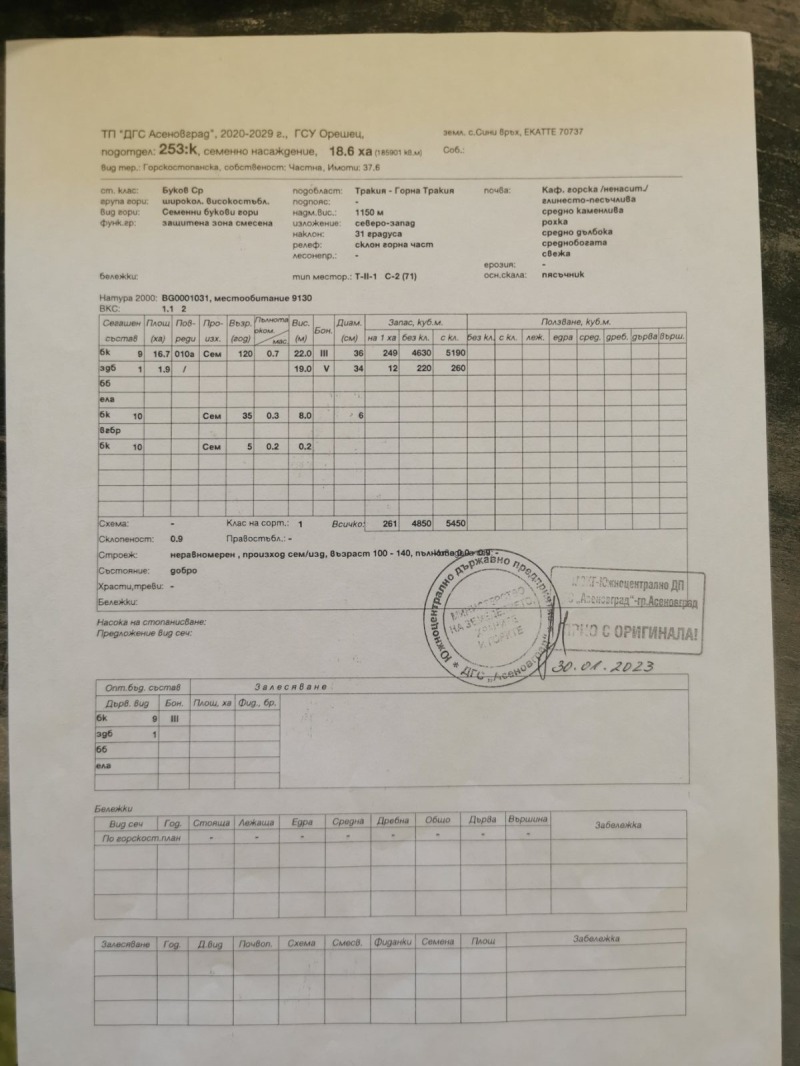 Продава ЗЕМЕДЕЛСКА ЗЕМЯ, с. Сини връх, област Пловдив, снимка 5 - Земеделска земя - 39764547