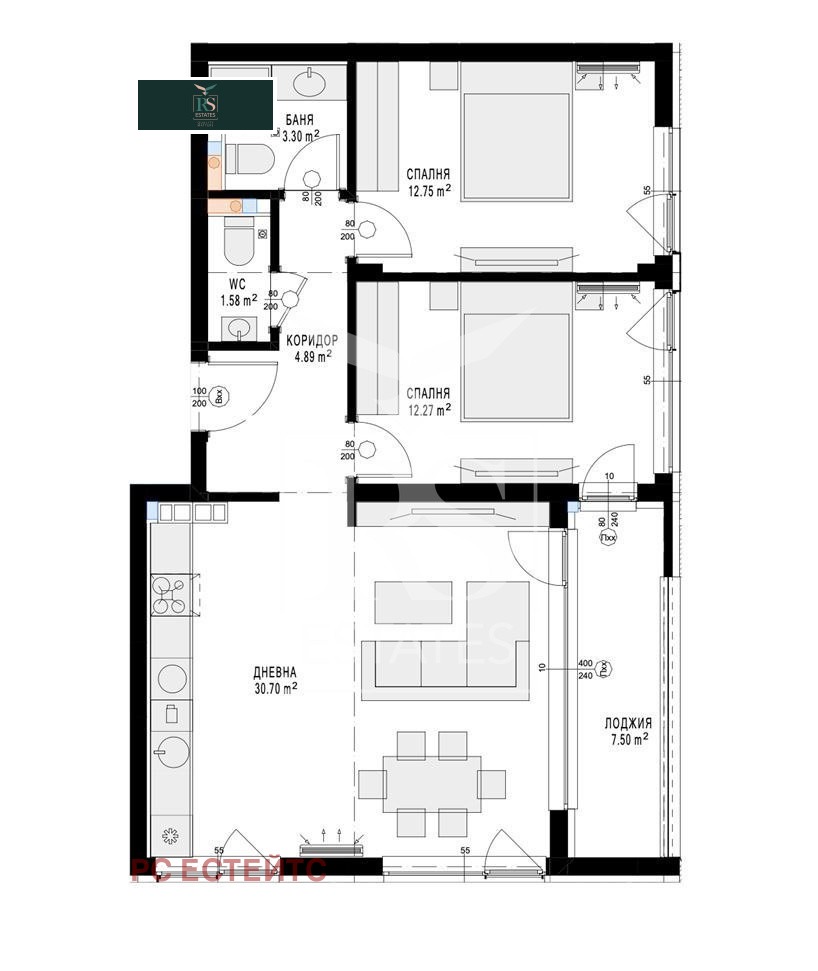 Продава 3-СТАЕН, гр. София, Славия, снимка 6 - Апартаменти - 53823019