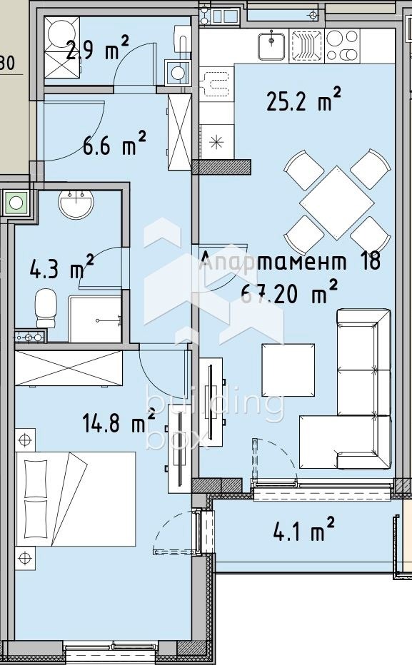 In vendita  1 camera da letto Sofia , Vitosha , 81 mq | 10645981 - Immagine [5]