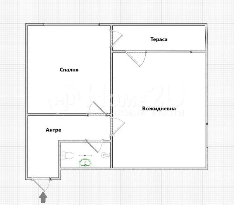 Продава 2-СТАЕН, гр. Варна, Бриз, снимка 10 - Aпартаменти - 49260394