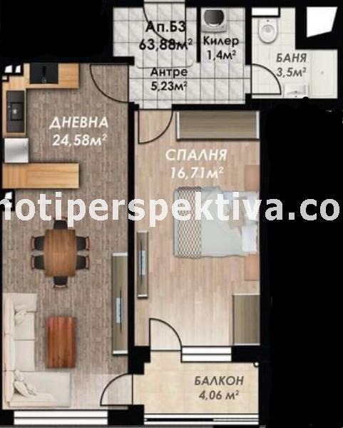 Продава 2-СТАЕН, гр. Пловдив, Кършияка, снимка 14 - Aпартаменти - 47177297