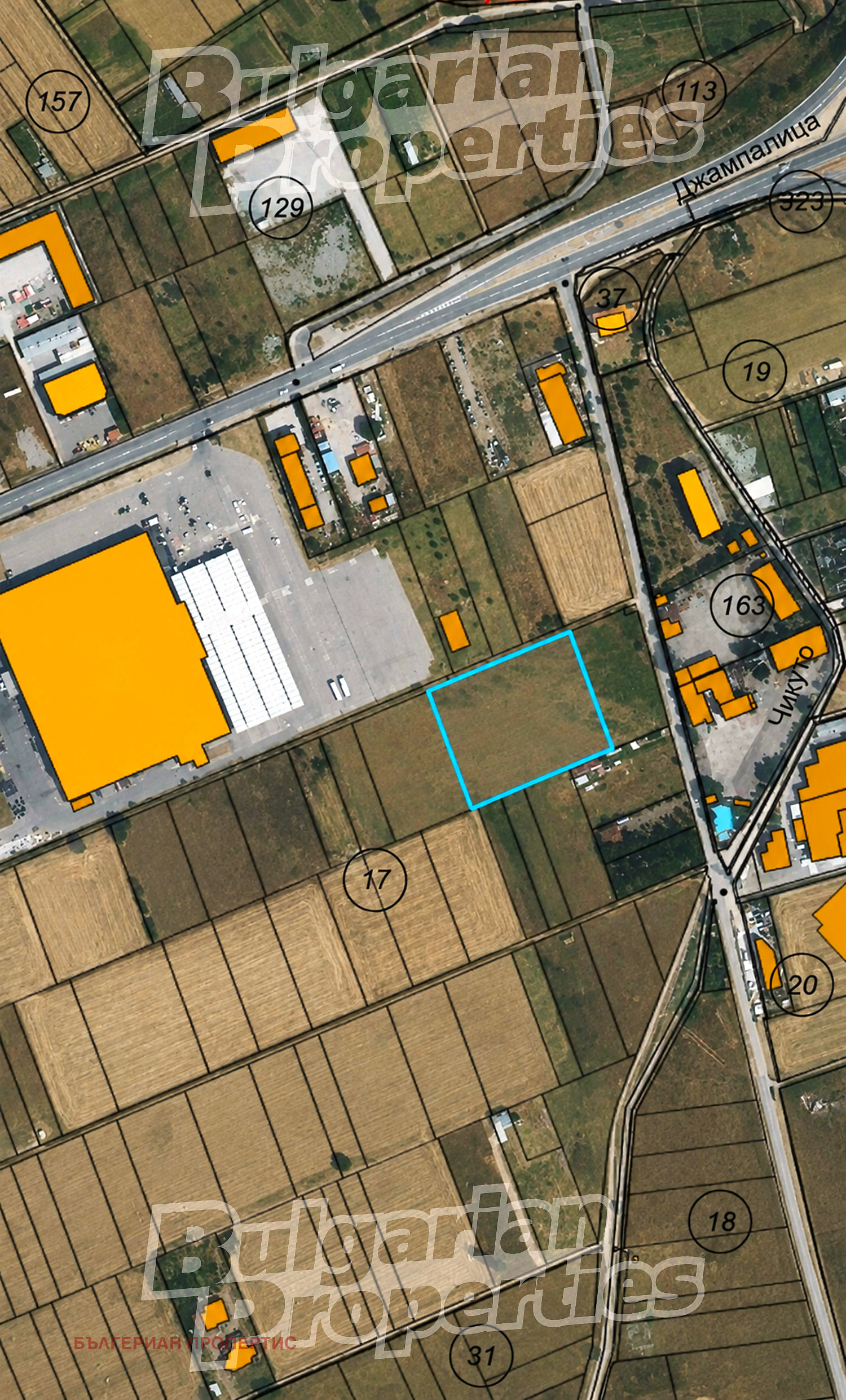 Продава ПАРЦЕЛ, гр. Благоевград, Втора промишлена зона, снимка 5 - Парцели - 55325479
