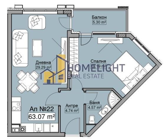 Продава 2-СТАЕН, гр. София, Манастирски ливади, снимка 8 - Апартаменти - 47771988