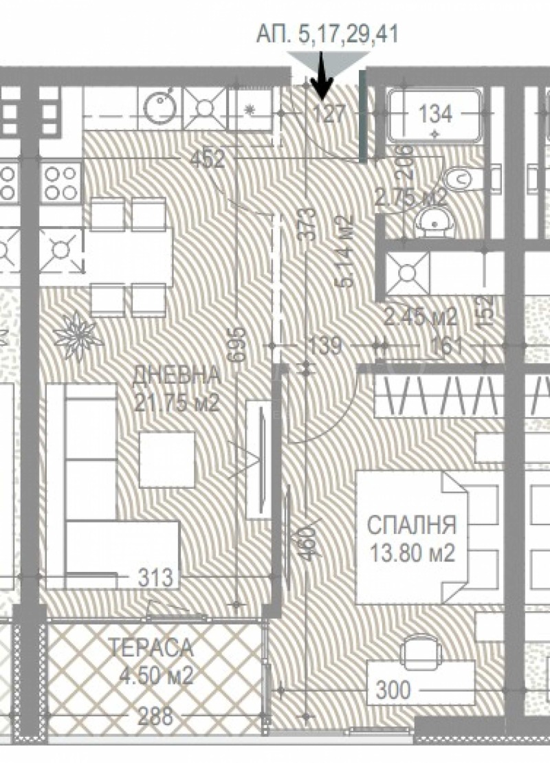 Eladó  1 hálószoba Sofia , Malinova dolina , 77 négyzetméter | 87041857 - kép [2]