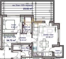 На продаж  1 спальня Варна , Младост 1 , 96 кв.м | 68841790 - зображення [4]