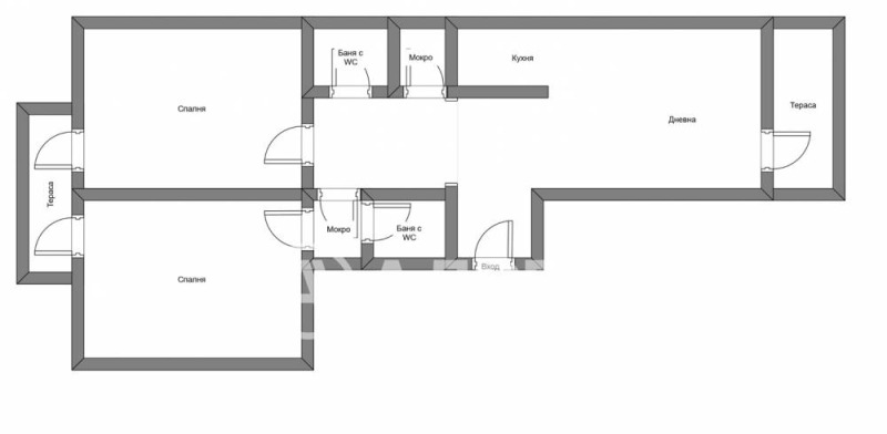 Продава 3-СТАЕН, гр. София, Лагера, снимка 3 - Aпартаменти - 48822717