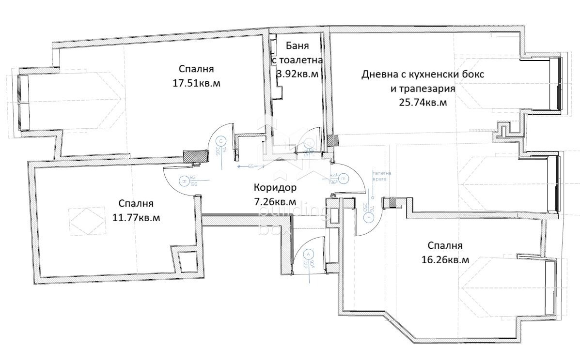 Продава 4-СТАЕН, гр. София, Оборище, снимка 9 - Апартаменти - 55803466