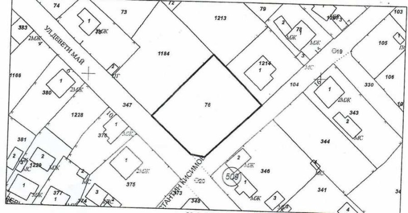 Продава  Парцел град Видин , Кумбаир , 1088 кв.м | 10386249 - изображение [12]