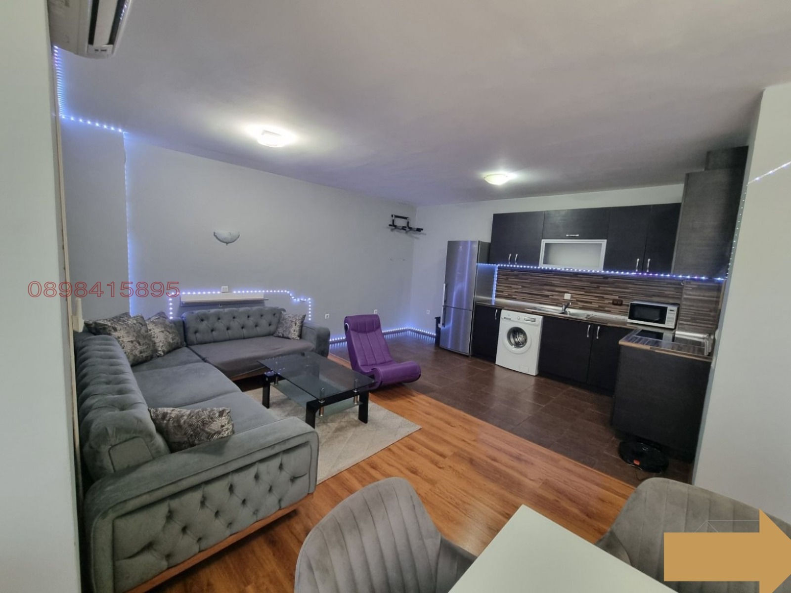 Продава 3-СТАЕН, гр. Бургас, Зорница, снимка 3 - Апартаменти - 54233375