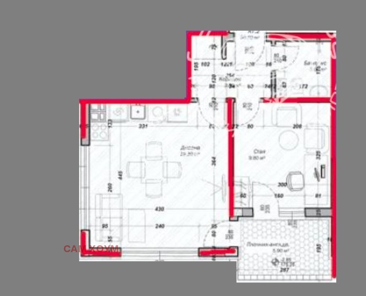 À venda  1 quarto Varna , m-t Ptchelina , 58 m² | 84039639 - imagem [4]