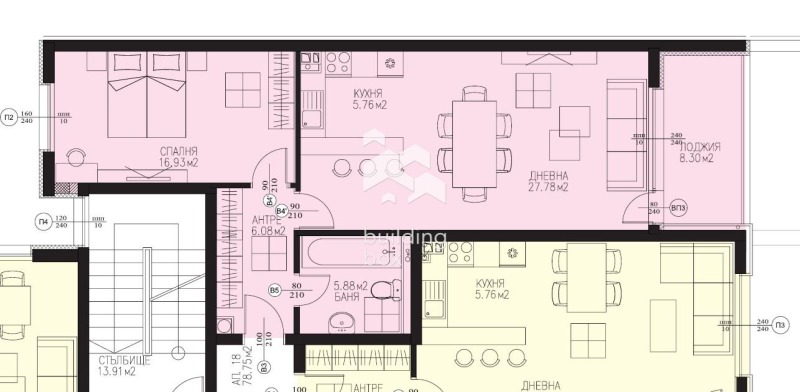Na sprzedaż  1 sypialnia Sofia , Dragalewci , 95 mkw | 99991859 - obraz [12]