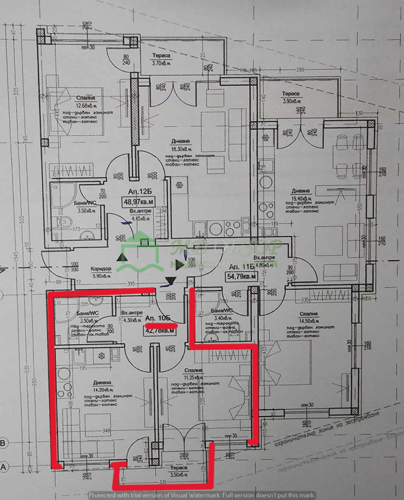 Продаја  1 спаваћа соба регион Бургас , Обзор , 69 м2 | 24287817 - слика [11]