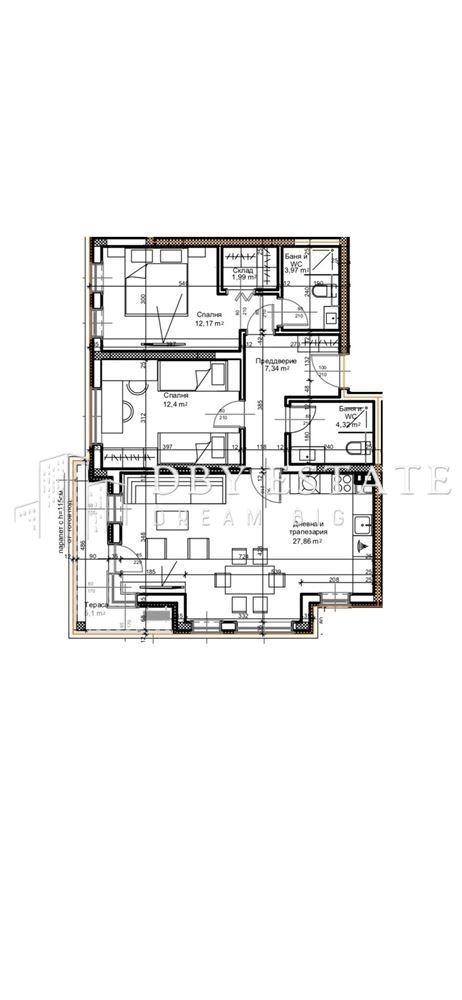 Продава 3-СТАЕН, гр. Пловдив, Остромила, снимка 5 - Aпартаменти - 47065990