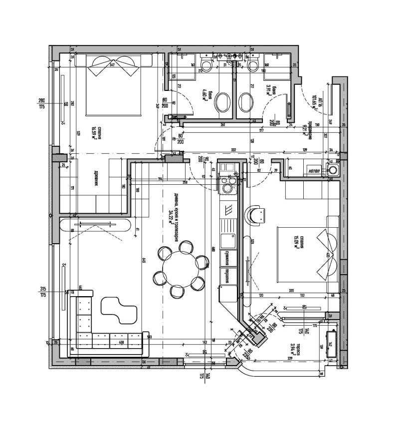 À venda  2 quartos Sofia , Malinova dolina , 121 m² | 95406177 - imagem [7]