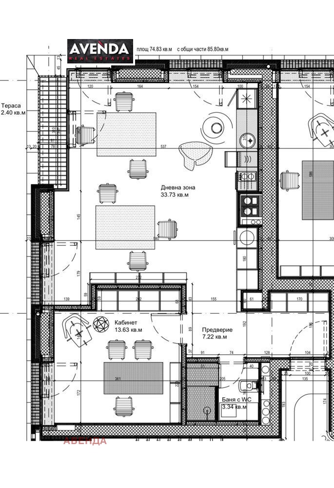 Продава  Офис град София , Манастирски ливади , 86 кв.м | 28931720 - изображение [11]
