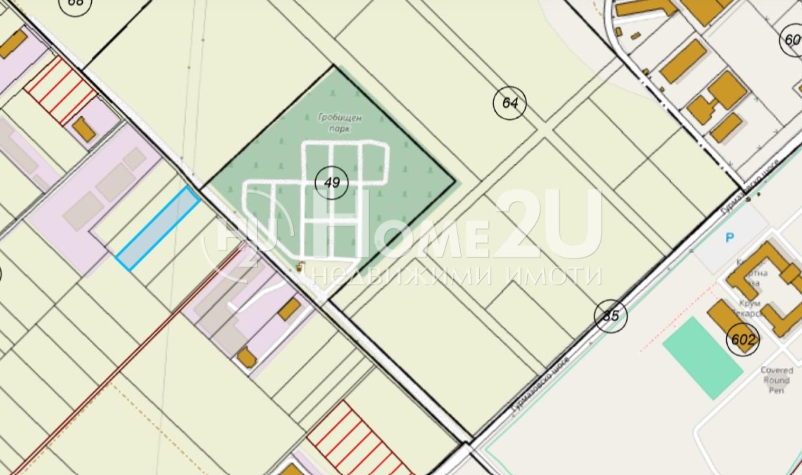Продава ПАРЦЕЛ, с. Гурмазово, област София област, снимка 2 - Парцели - 54700604
