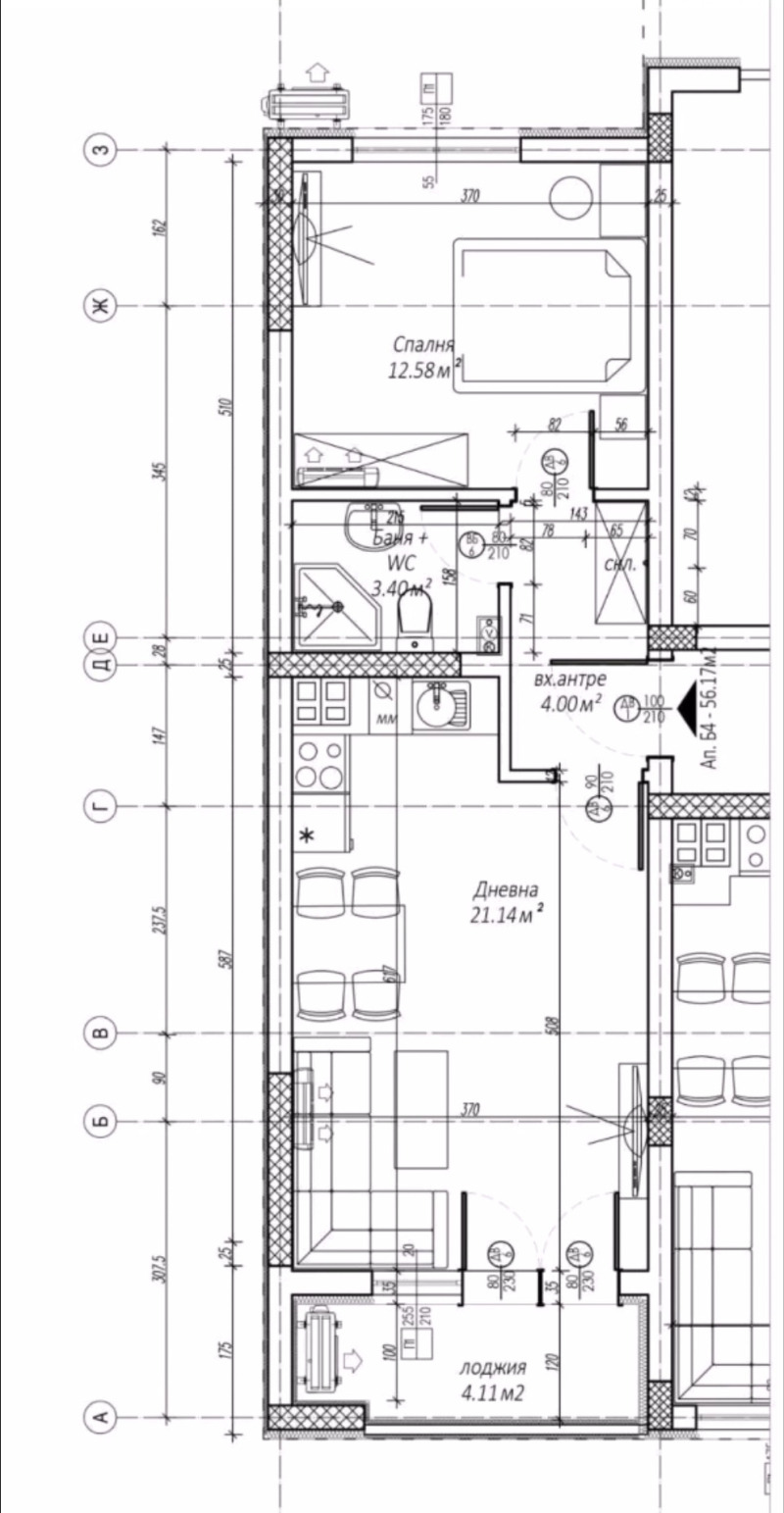 De vânzare  1 dormitor Plovdiv , Belomorsci , 65 mp | 12049318 - imagine [4]