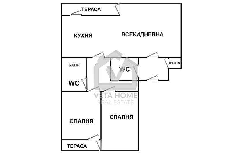 Продава 3-СТАЕН, гр. Варна, Младост 1, снимка 9 - Апартаменти - 53176187