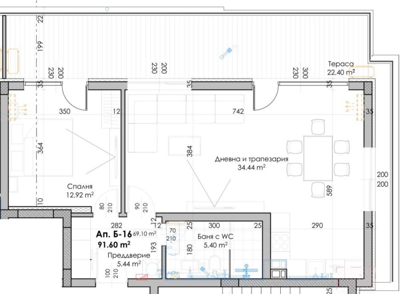 En venta  1 dormitorio Plovdiv , Jristo Smirnenski , 108 metros cuadrados | 19111925 - imagen [2]