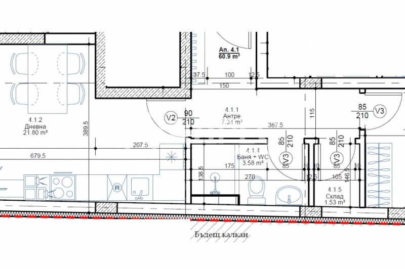 Продава 2-СТАЕН, гр. София, Овча купел, снимка 2 - Апартаменти - 52439205