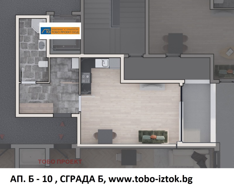 Продава 1-СТАЕН в град София, Дружба 2 - 59 кв.м / 125 908 € » 246 254.64 лв., ТОБО ПРОЕКТ