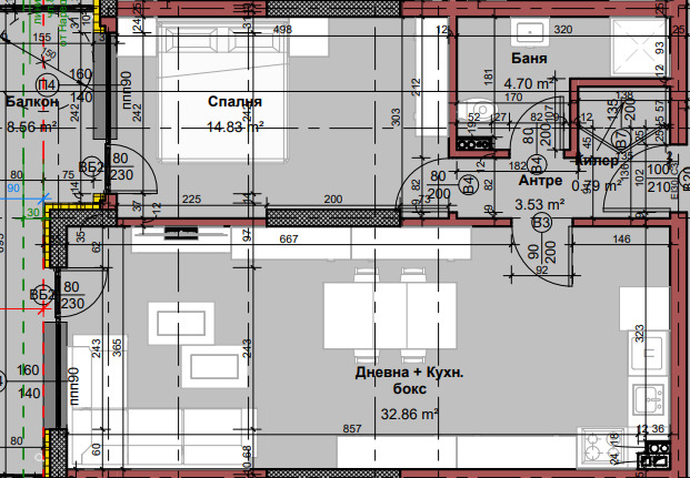 À vendre  1 chambre Varna , Tsveten kvartal , 82 m² | 12733621 - image [7]