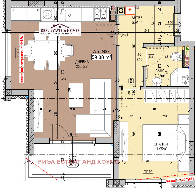 Продава 2-СТАЕН, гр. София, Кръстова вада, снимка 1 - Aпартаменти - 48376087