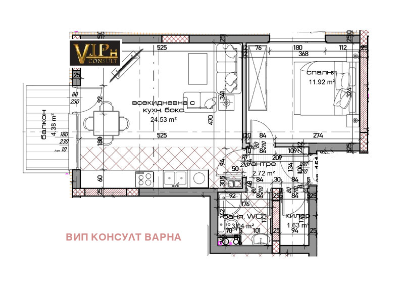 Продава 2-СТАЕН, гр. Варна, Младост 1, снимка 2 - Апартаменти - 52400767
