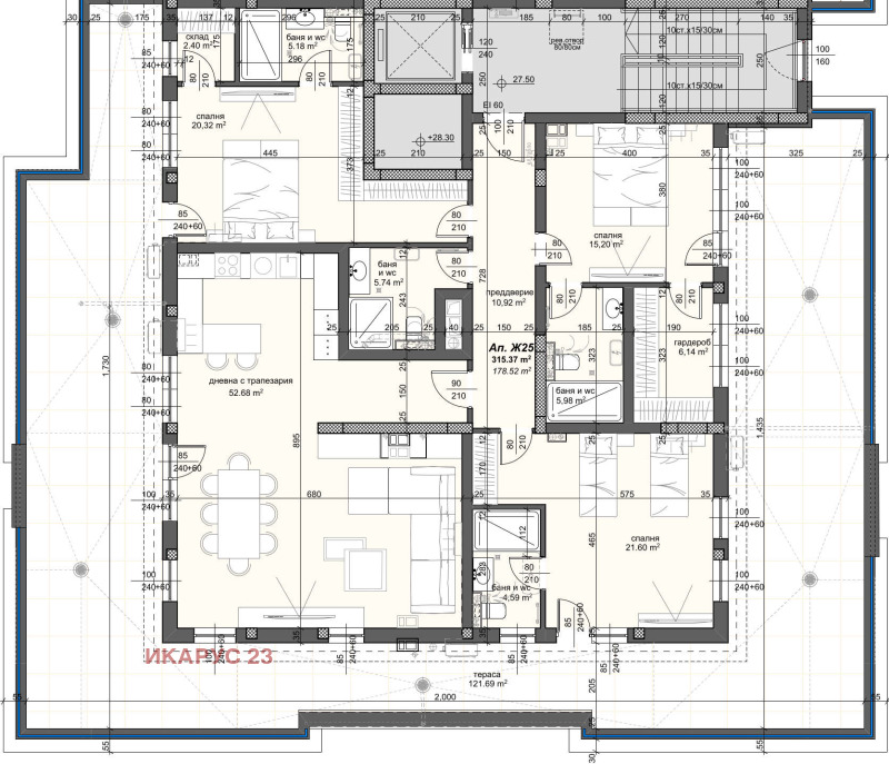 En venta  3 dormitorios Plovdiv , Trakiya , 350 metros cuadrados | 82557356