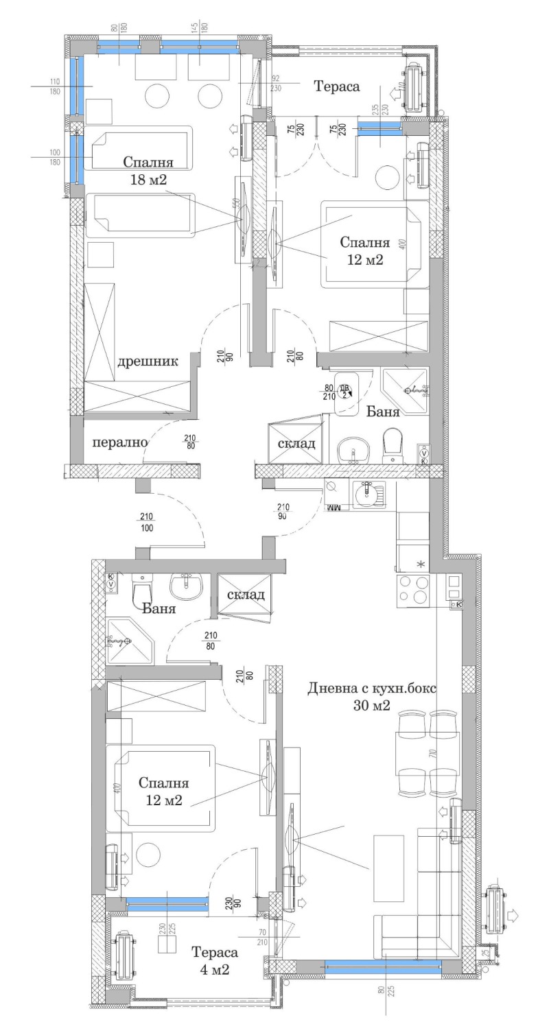 En venta  3+ dormitorios Plovdiv , Jristo Smirnenski , 135 metros cuadrados | 12962874 - imagen [2]