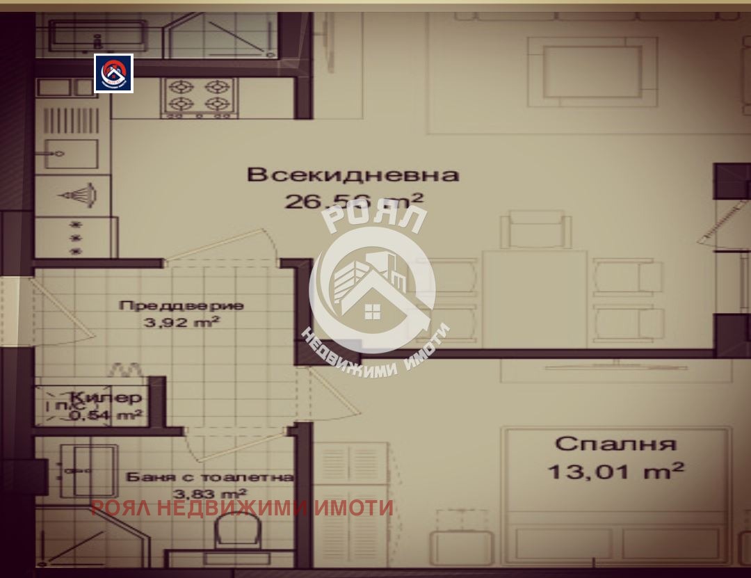 Продава 2-СТАЕН, гр. Пловдив, Гагарин, снимка 4 - Апартаменти - 54373180