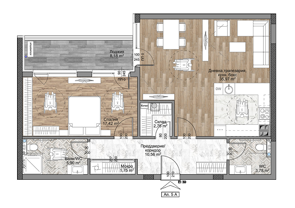 Продава 2-СТАЕН, гр. София, Младост 4, снимка 2 - Апартаменти - 54305583