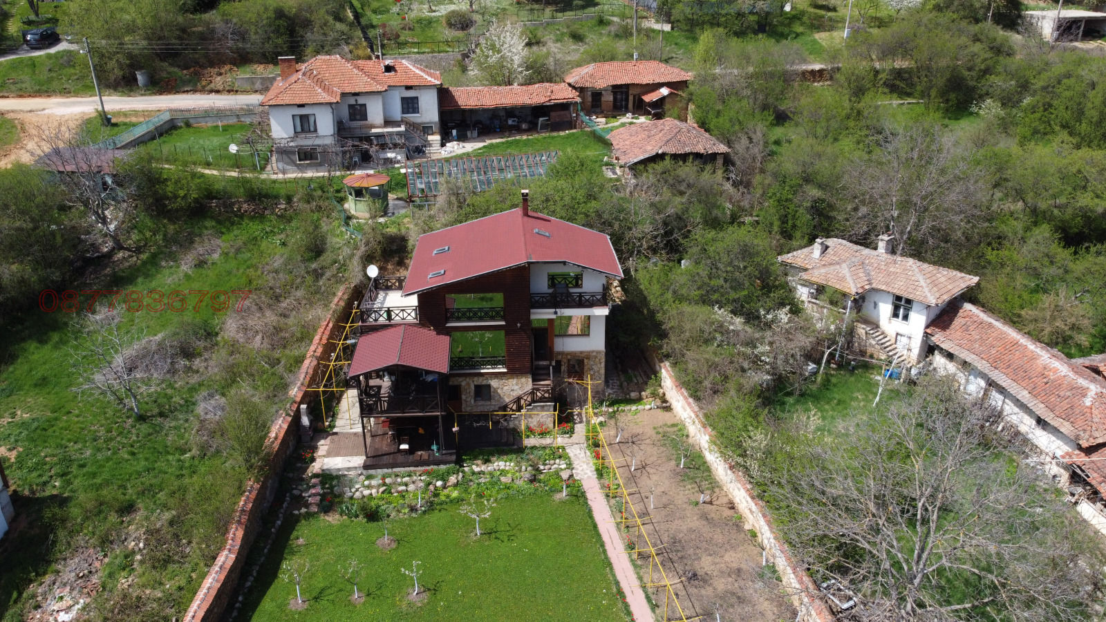 Продава КЪЩА, с. Осоица, област София област, снимка 3 - Къщи - 56200567