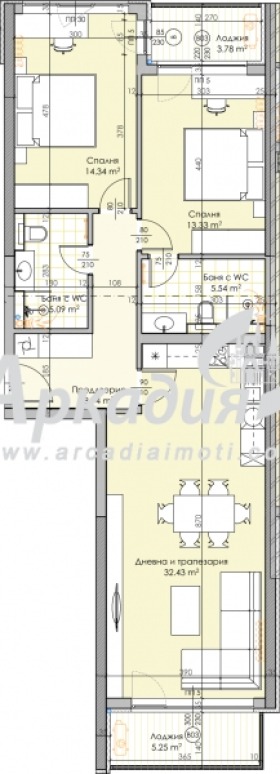 Продава 3-СТАЕН, гр. Пловдив, Кършияка, снимка 3 - Aпартаменти - 47355755