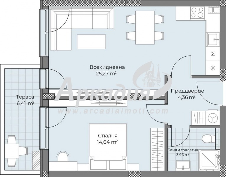 Продава 2-СТАЕН, гр. Пловдив, Остромила, снимка 4 - Aпартаменти - 48785014