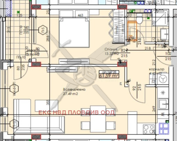 Продава 2-СТАЕН, гр. Пловдив, Тракия