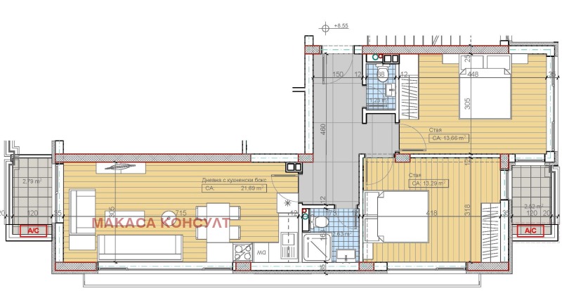 Продава  3-стаен град София , Бояна , 101 кв.м | 68883955 - изображение [3]