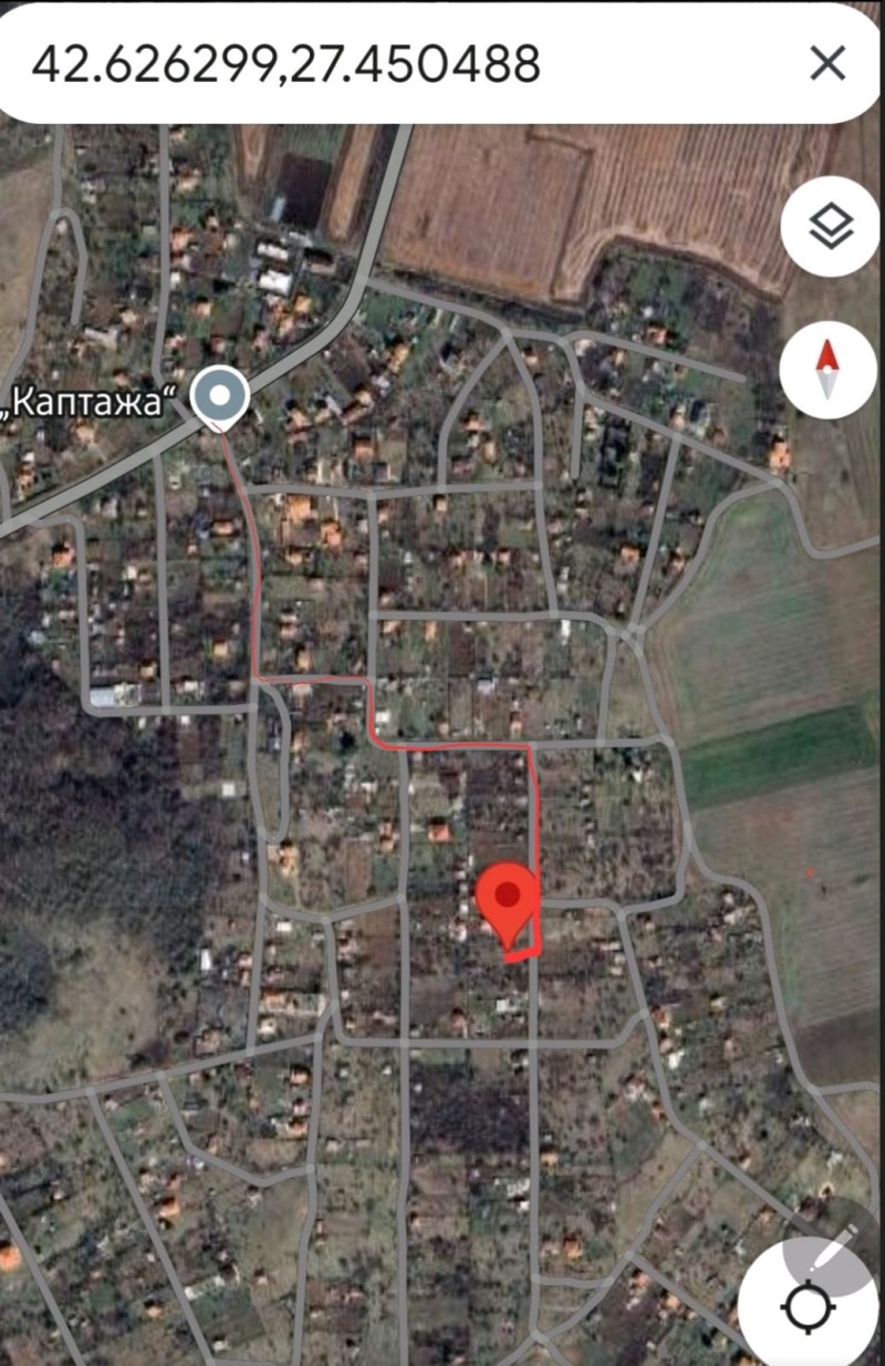 Продава  Парцел град Бургас , с. Изворище , 1000 кв.м | 99962116 - изображение [2]