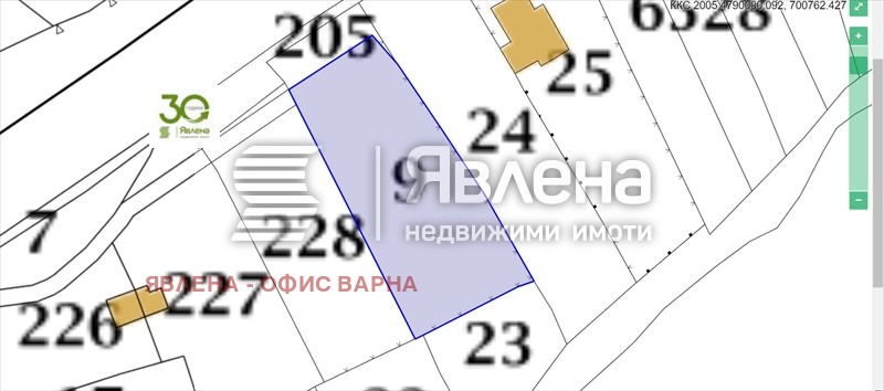 Til salgs  Plott Varna , Sveti Nikola , 1578 kvm | 73071929 - bilde [3]