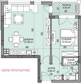 1 chambre Gagarin, Plovdiv 1