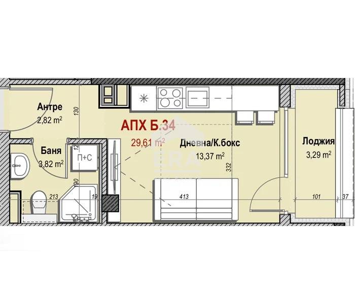 Myytävänä  Studio Sofia , Mladost 3 , 42 neliömetriä | 11731696 - kuva [3]
