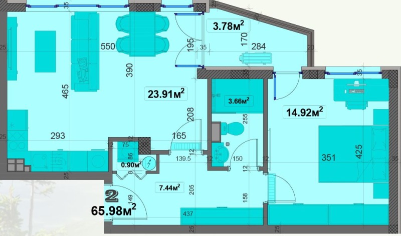 À venda  1 quarto Sofia , Ovtcha kupel , 74 m² | 35547919 - imagem [4]