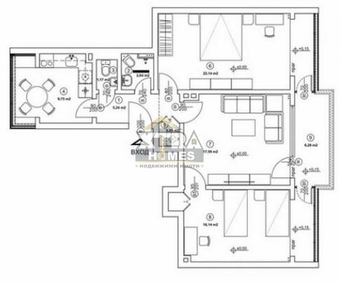 Te koop  2 slaapkamers Sofia , Lozenets , 88 m² | 21030488 - afbeelding [4]