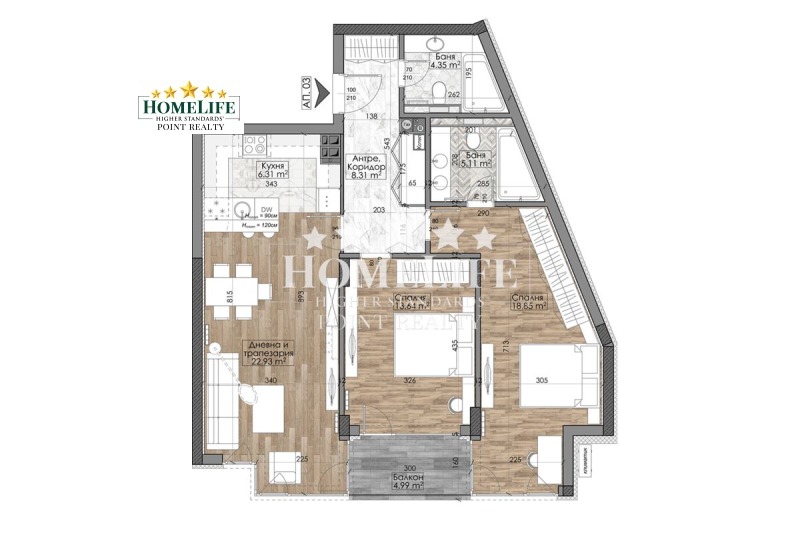 À venda  2 quartos Sofia , Goce Deltchev , 110 m² | 60152000 - imagem [3]